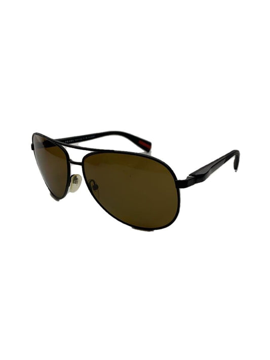 PRADA Sport Sunglasses DG0 5Y1 Teardrop Plastic Black Clear Men s