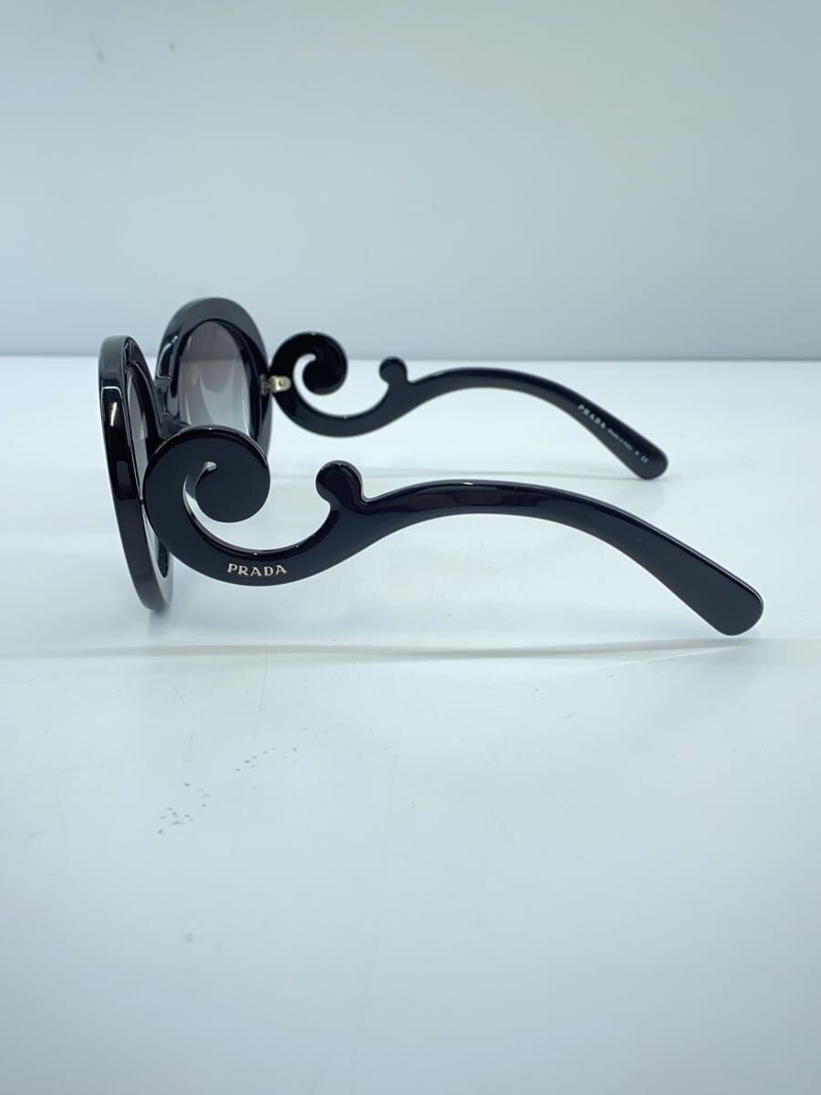 PRADA Sunglasses SPR27N A Plastic Black Gray Men s