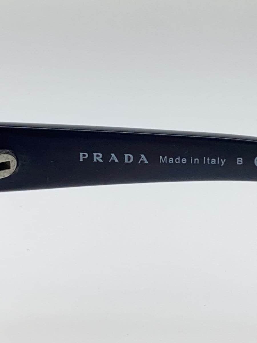 PRADA Sunglasses Oval Wood Black Black Men s