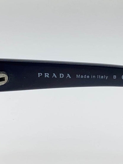 PRADA Sunglasses Oval Wood Black Black Men s