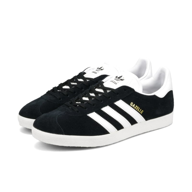 Adidas Gazelle Core Black/White/Gold Met Sneakers