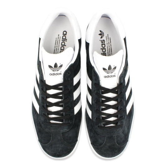 Adidas Gazelle Core Black/White/Gold Met Sneakers