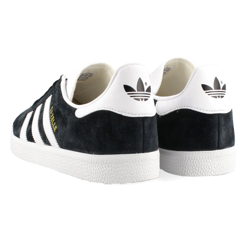 Adidas Gazelle Core Black/White/Gold Met Sneakers