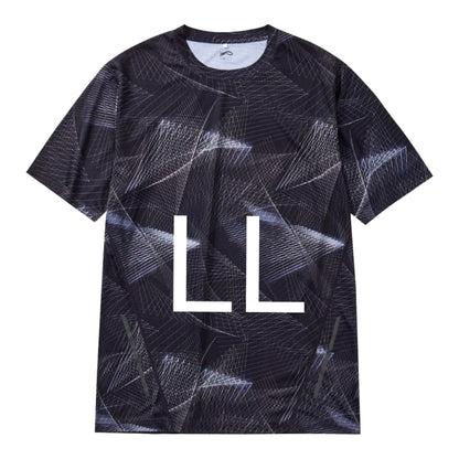 Workman Ice Shock Cooling 10°C Printed Short Sleeve T-Shirt LL Geo Black New