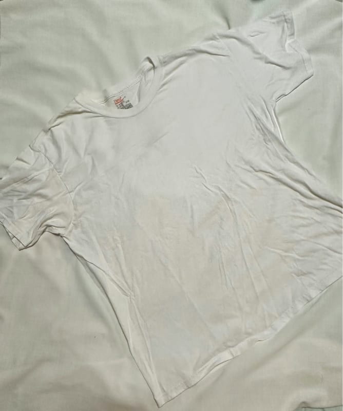 Hanes T-Shirt Crew Neck LL Size Red Label