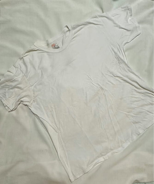 Hanes T-Shirt Crew Neck LL Size Red Label