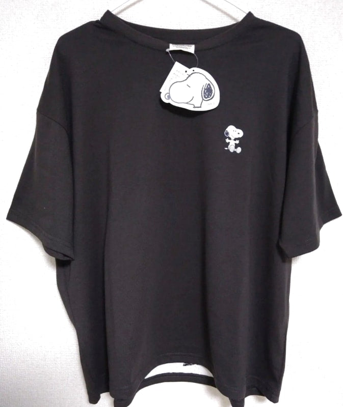 Snoopy T-Shirt Women's L Large Back Print