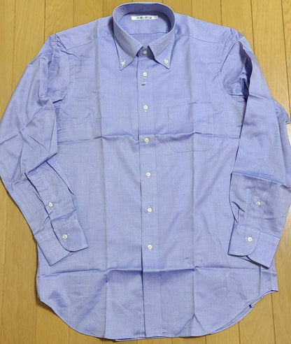 Back Point Blue Check Long Sleeve Shirt