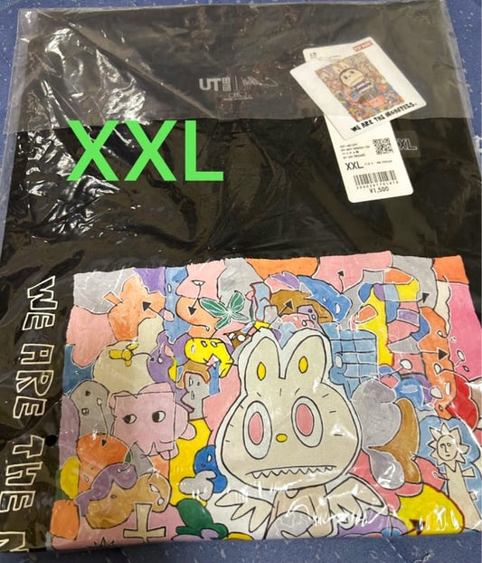 Uniqlo UT We Are The Monsters T-Shirt XXL Black