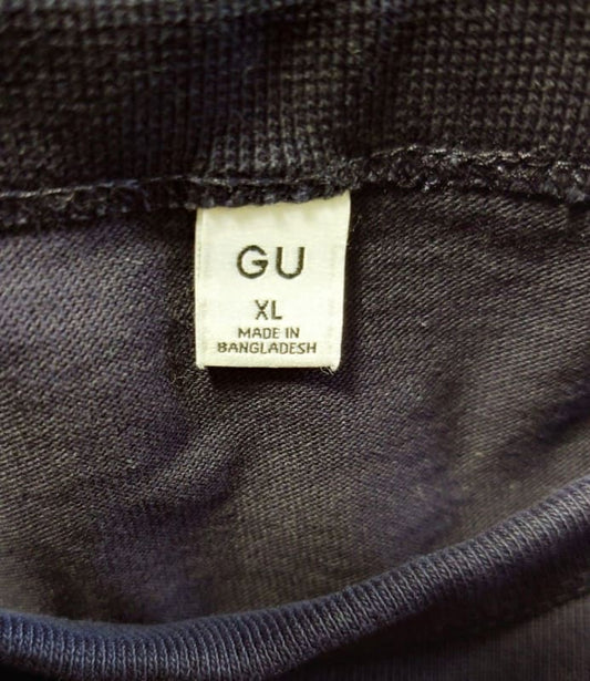 GU Plain T-Shirt Navy XL