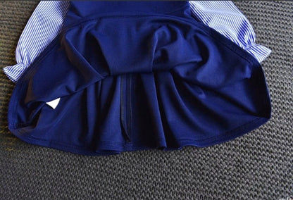 Kids Blouse Dress with Ribbon for Graduation 100cm