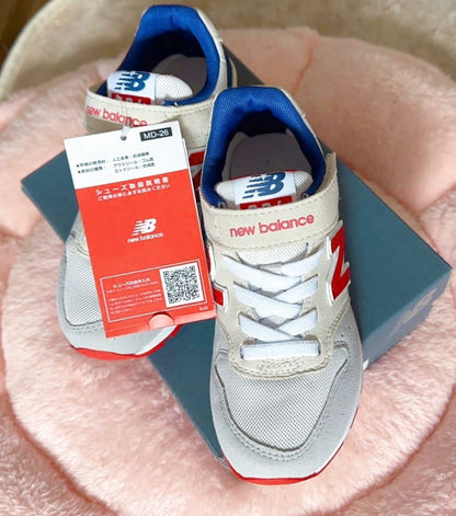 New Balance IZ996 Kids Sneakers Beige Blue Red 18.5cm
