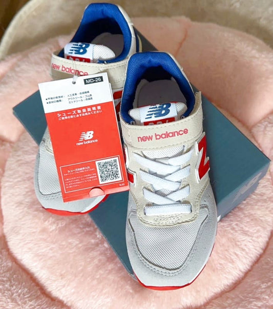 New Balance IZ996 Kids Sneakers Beige Blue Red 18.5cm
