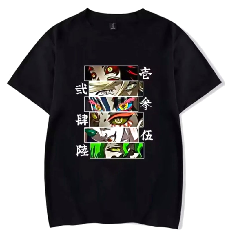 Demon Slayer T-Shirt Size L Upper Moon Demon