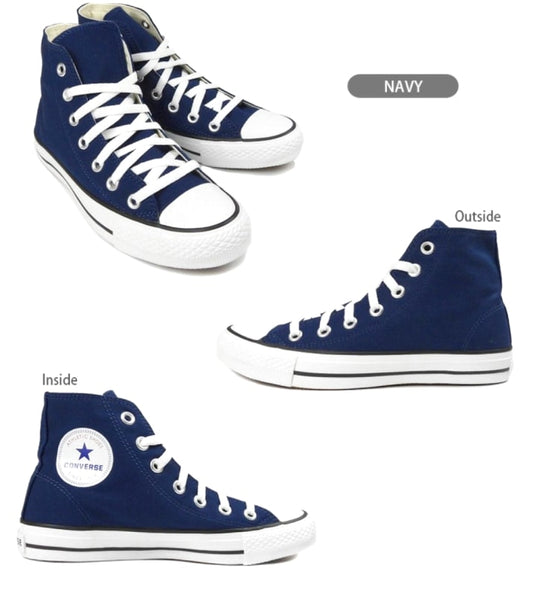 Converse High-Top Sneakers Navy 23.5cm