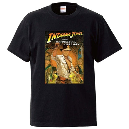 New Indie Jones Parody T-Shirt Size L Black