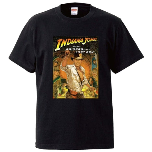 New Indie Jones Parody T-Shirt Size L Black