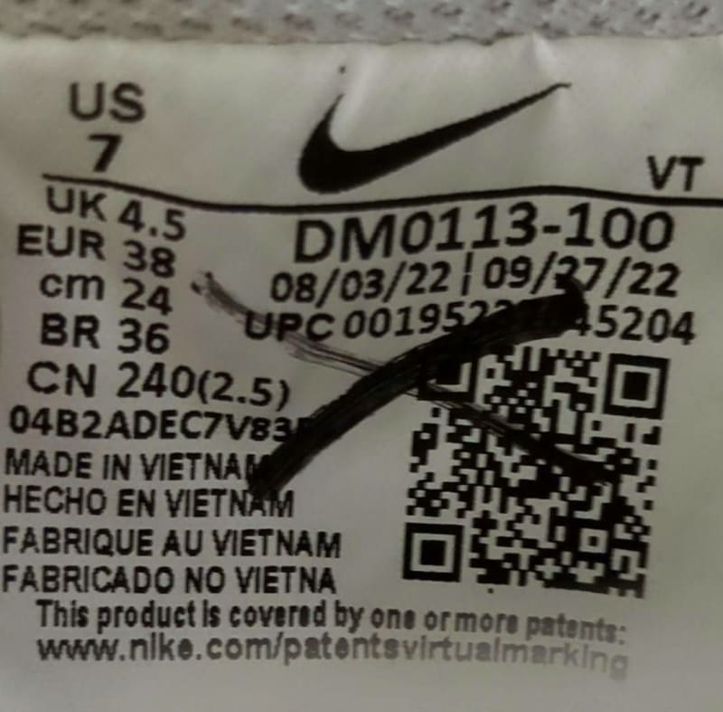 Nike Court Vision Alta DM0113-100 Women's Sneakers 24cm
