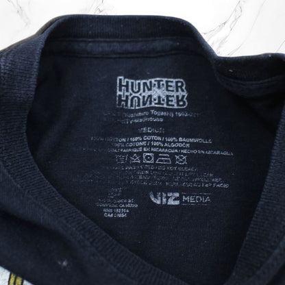 Vintage Hunter x Hunter T-Shirts Black Character Print