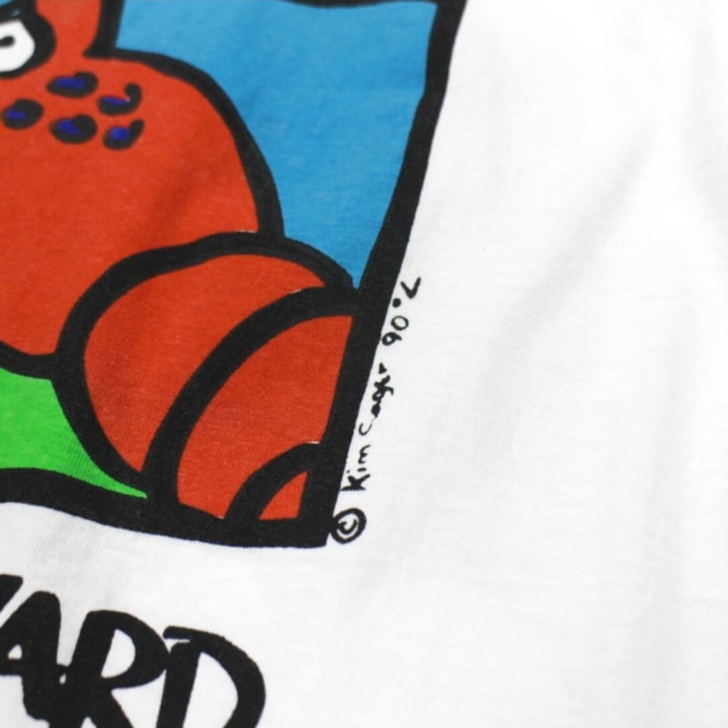 Vintage 90s USA Made 90' Angle T-Shirt White