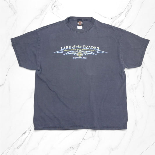 Vintage Harley Davidson T-Shirt Washed Black XL