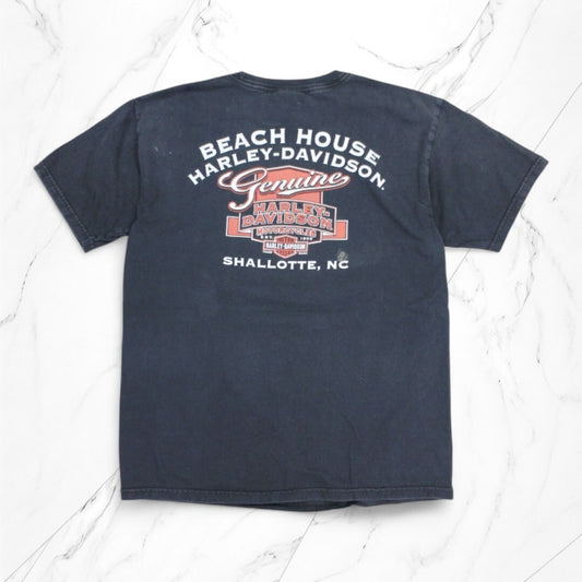 Vintage Harley Davidson T-Shirt Washed Black