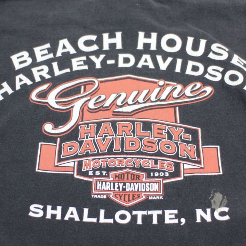 Vintage Harley Davidson T-Shirt Washed Black