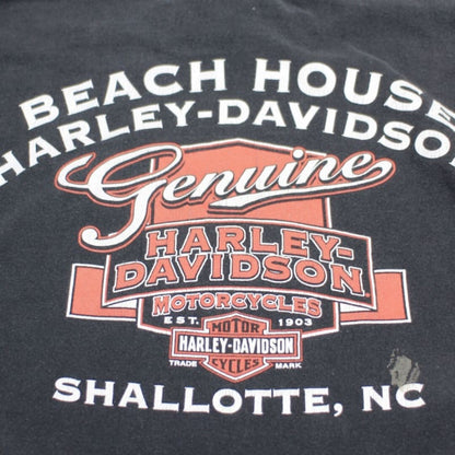 Vintage Harley Davidson T-Shirt Washed Black