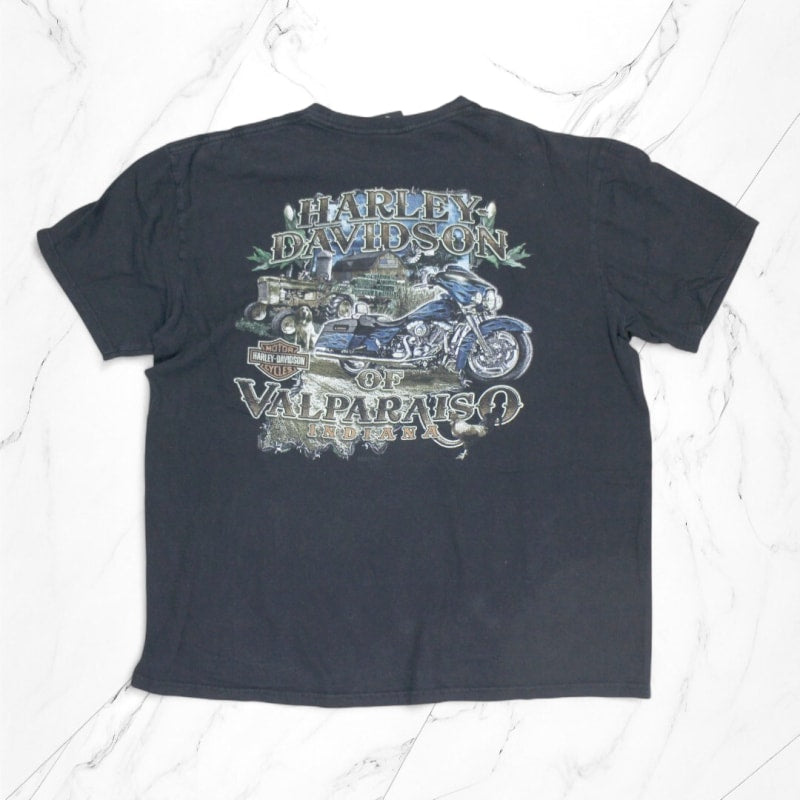 Vintage Harley Davidson T-Shirt Washed Black