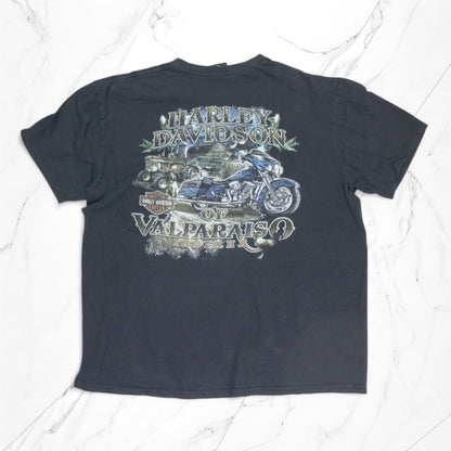 Vintage Harley Davidson T-Shirt Washed Black