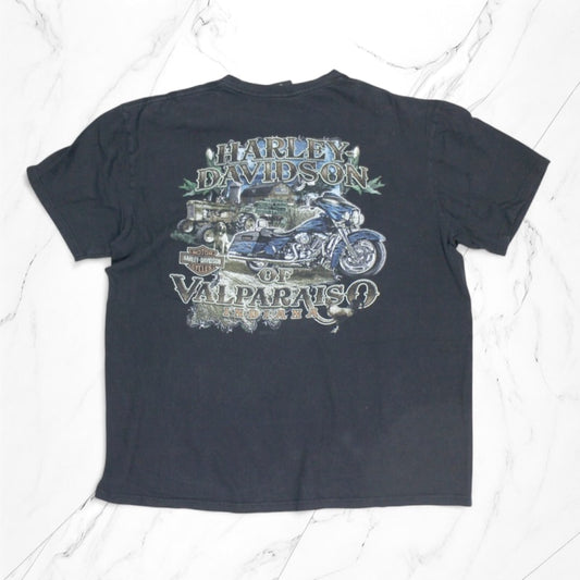 Vintage Harley Davidson T-Shirt Washed Black