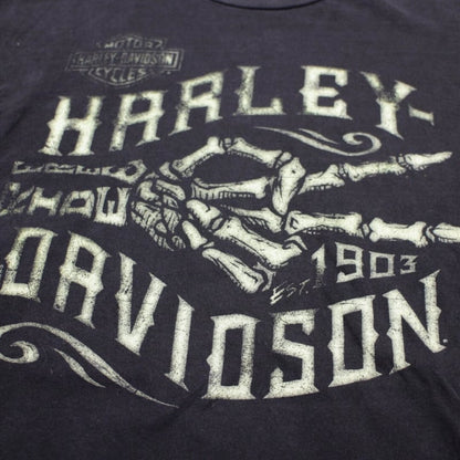 Vintage Harley Davidson T-Shirt Washed Black