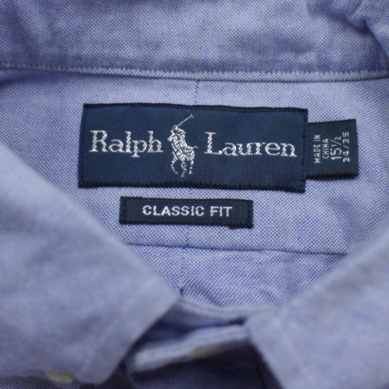 Vintage Polo Ralph Lauren Classic Fit Shirt Blue