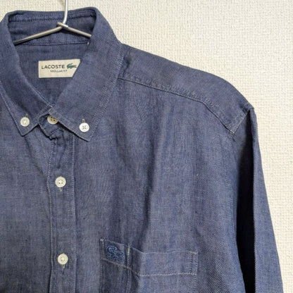LACOSTE 100% Linen Shirt Size 39