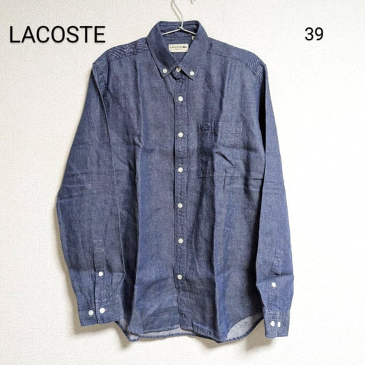 LACOSTE 100% Linen Shirt Size 39