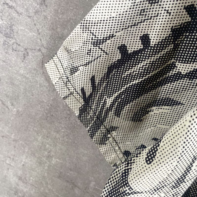 Adidas Ringer T-Shirt Pattern Print Men's M