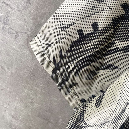 Adidas Ringer T-Shirt Pattern Print Men's M
