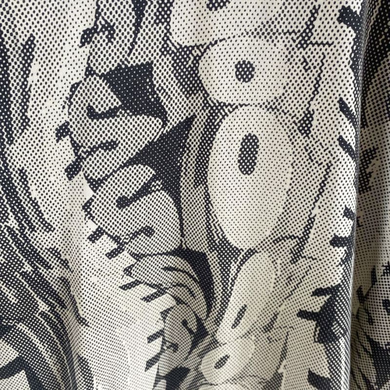 Adidas Ringer T-Shirt Pattern Print Men's M
