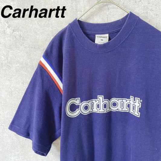 Carhartt Short Sleeve Polo T-Shirt Men's M Navy