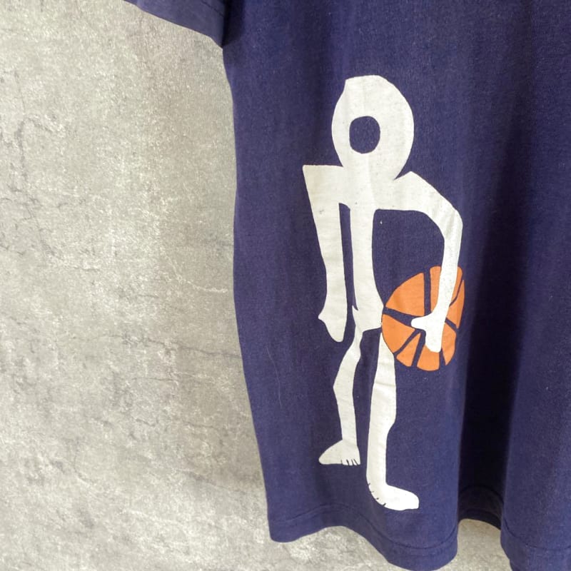 Adidas T-Shirt Navy Street Basketball Men's S Size