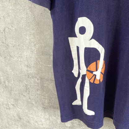 Adidas T-Shirt Navy Street Basketball Men's S Size
