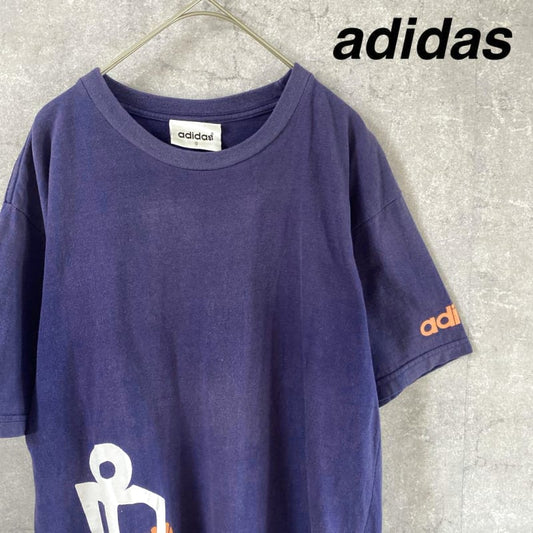 Adidas T-Shirt Navy Street Basketball Men's S Size