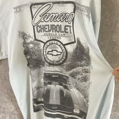 Camaro Chevrolet T-Shirt Men's L Size
