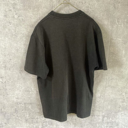DANTON Black T-Shirt with Pocket M Size Women's