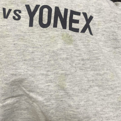 90s USA Made YONEX Gray T-Shirt Men's L Size