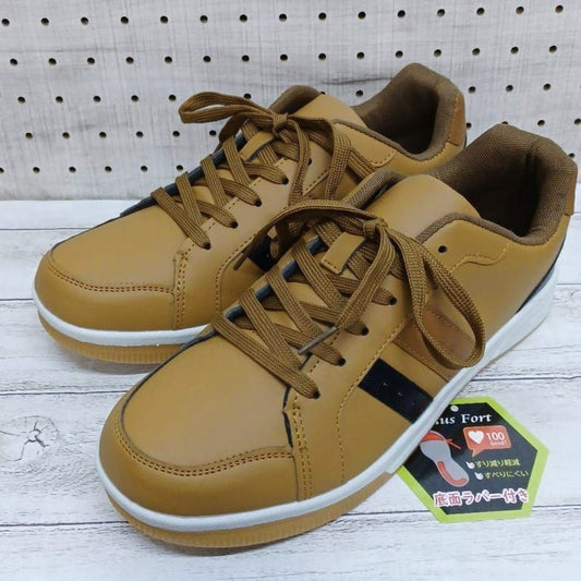 New Men's Water-Resistant Lightweight Sneakers Camel 25.5cm