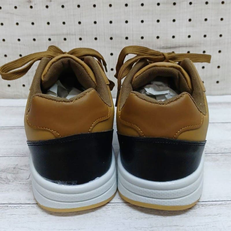 New Men's Water-Resistant Lightweight Sneakers Camel 25.5cm