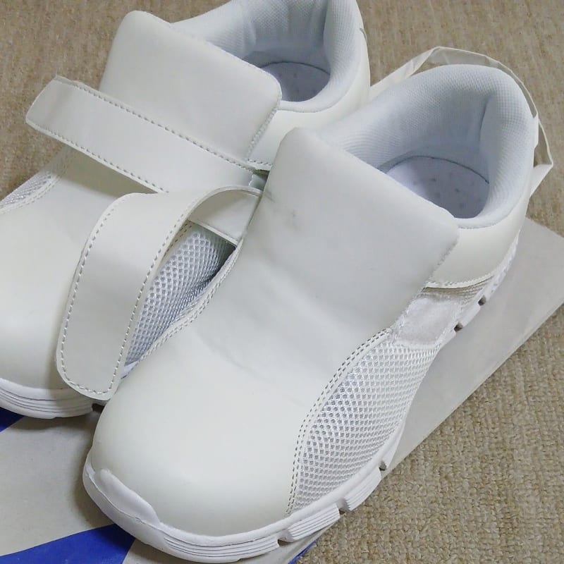 Nurse Shoes 24cm White Velcro New