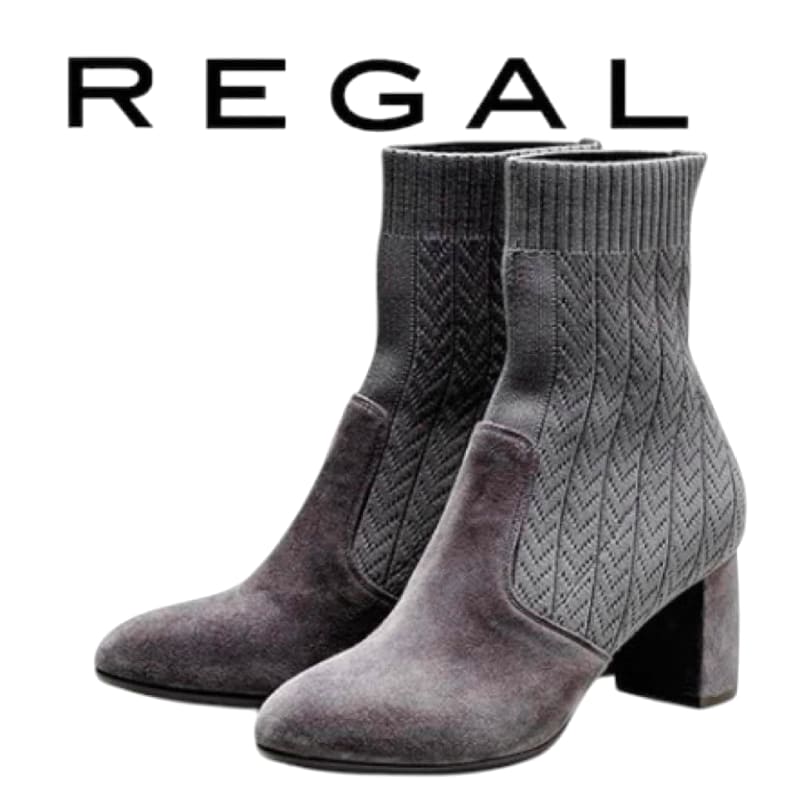 Regal Knit Short Boots 24cm