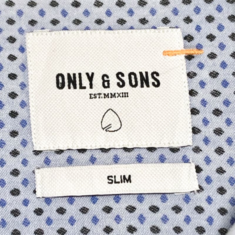 Denmark ONLY&SONS Chambray Slim Denim Shirt XL